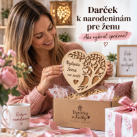 Darček k narodeninám pre ženu: ako vybrať správne | Darčeky u Katky