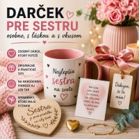 Darček pre sestru - ako vybrať osobne, ale s vkusom