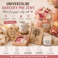 Univerzálne darčeky pre ženy, ktoré fungujú celý rok