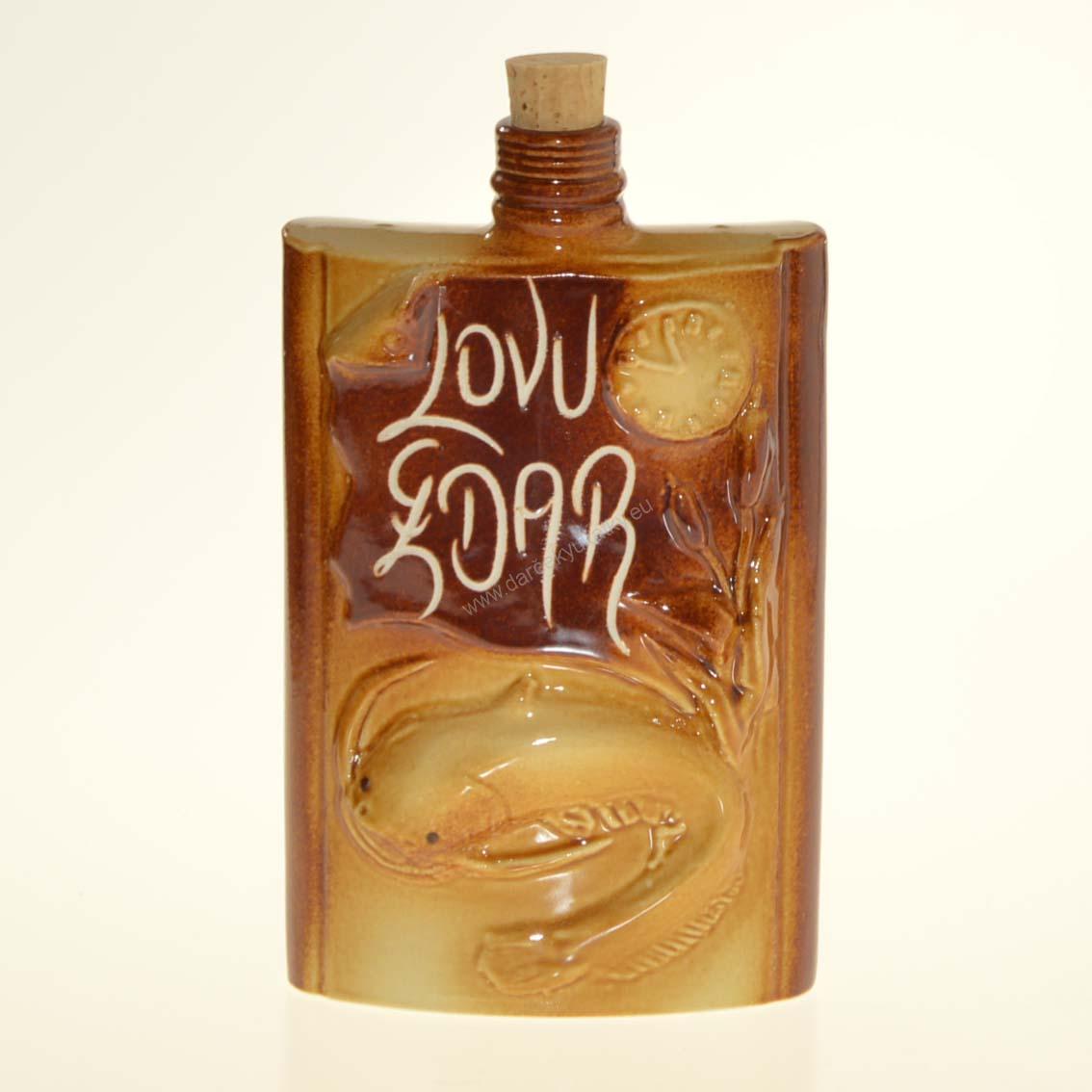 Keramická fľaša - Rybárska