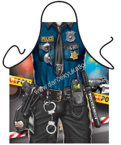 Kuchynská zástera - Policajt