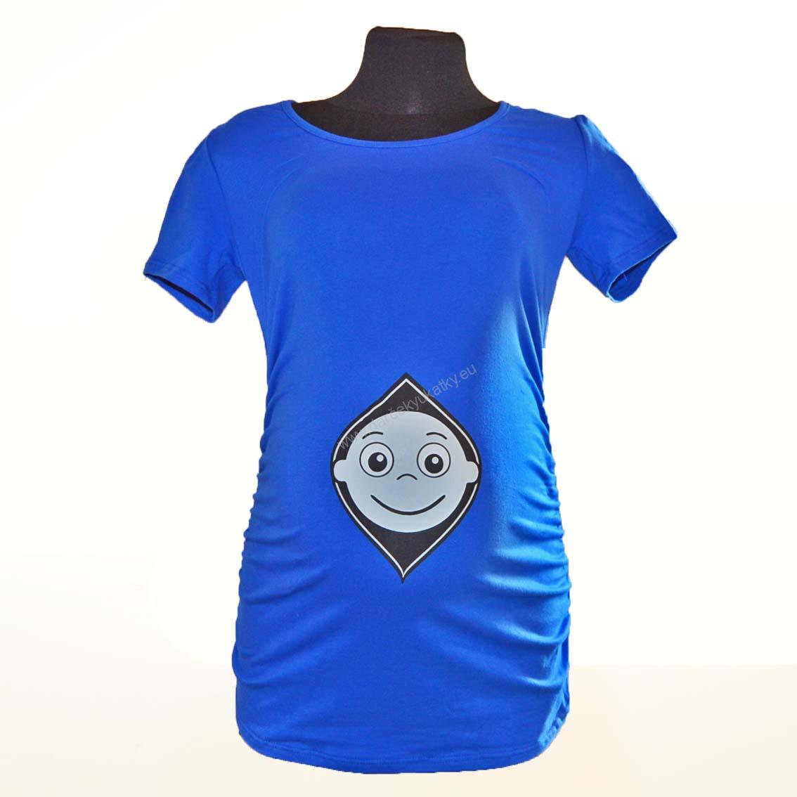 Tehotenské tričko s obrázkom - Kukuč