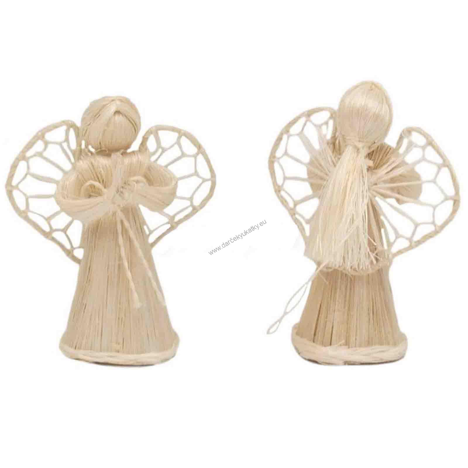 Anjel zo slamy 5 cm
