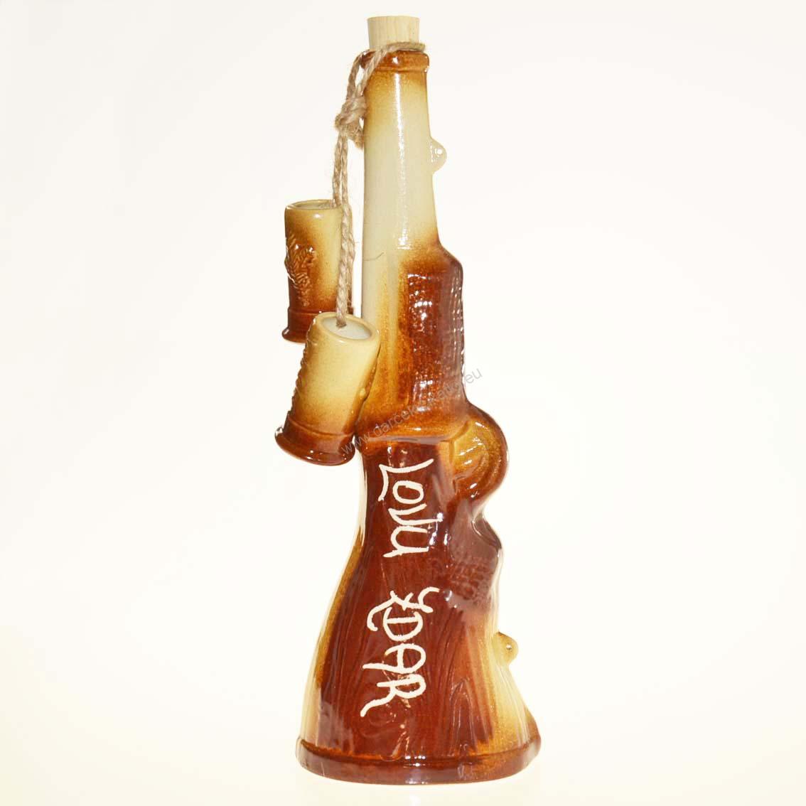 Keramická fľaša - Lovu zdar