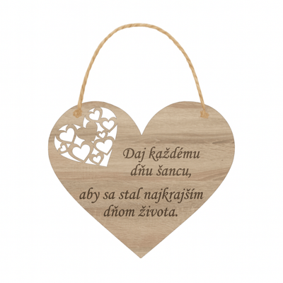 Drevené srdce – Daj každému dňu šancu
