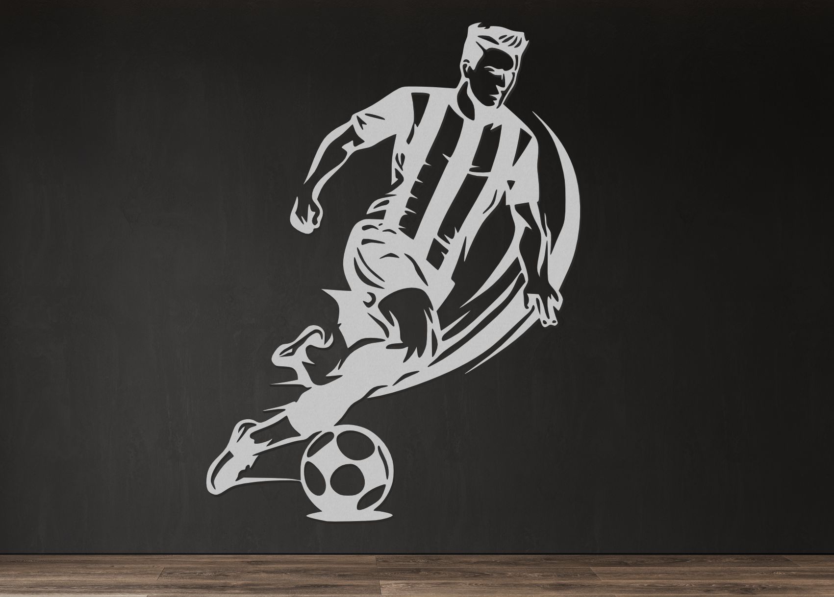 Drevený obraz – Strela na bránu