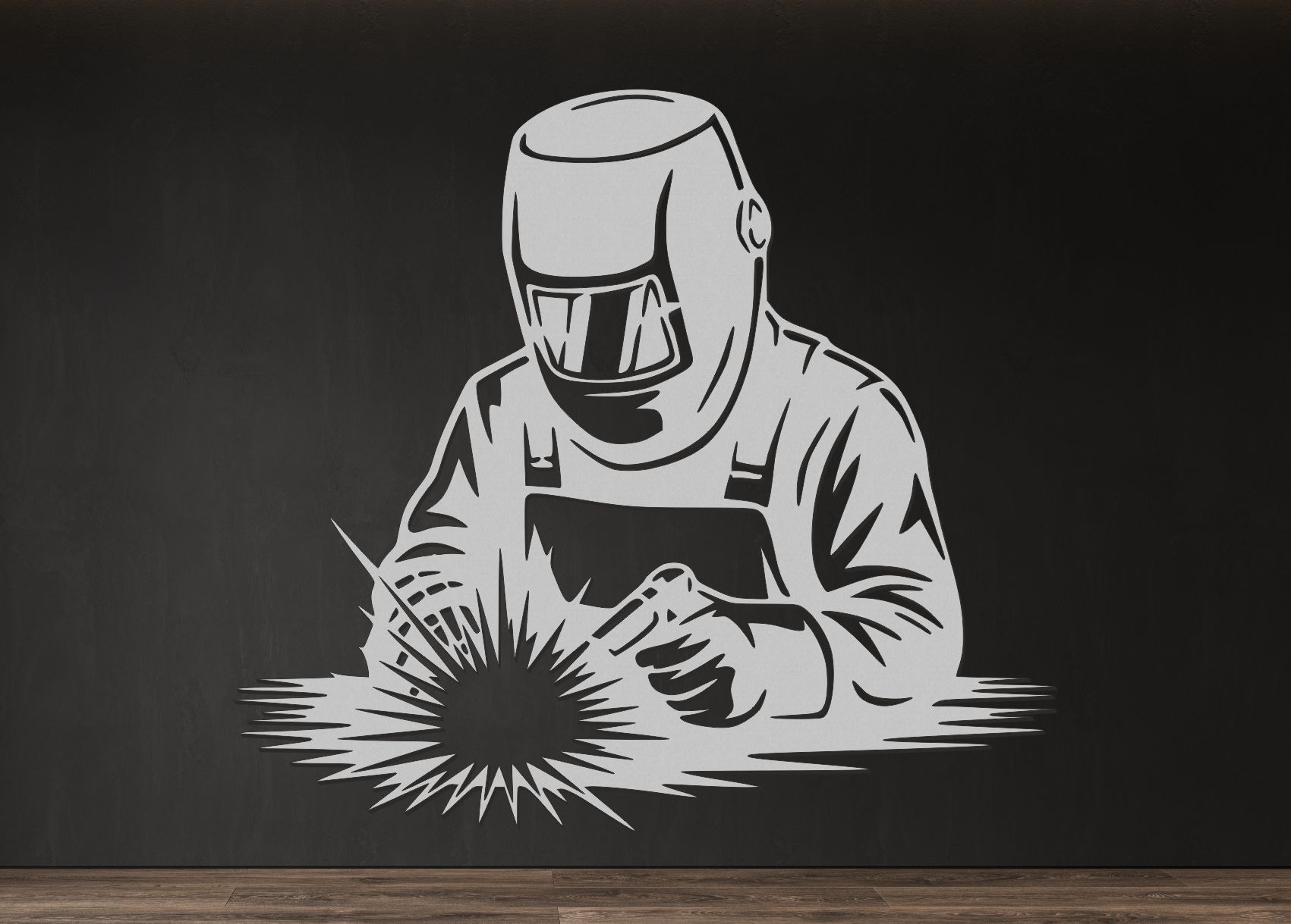 Drevený obraz – Zvárač