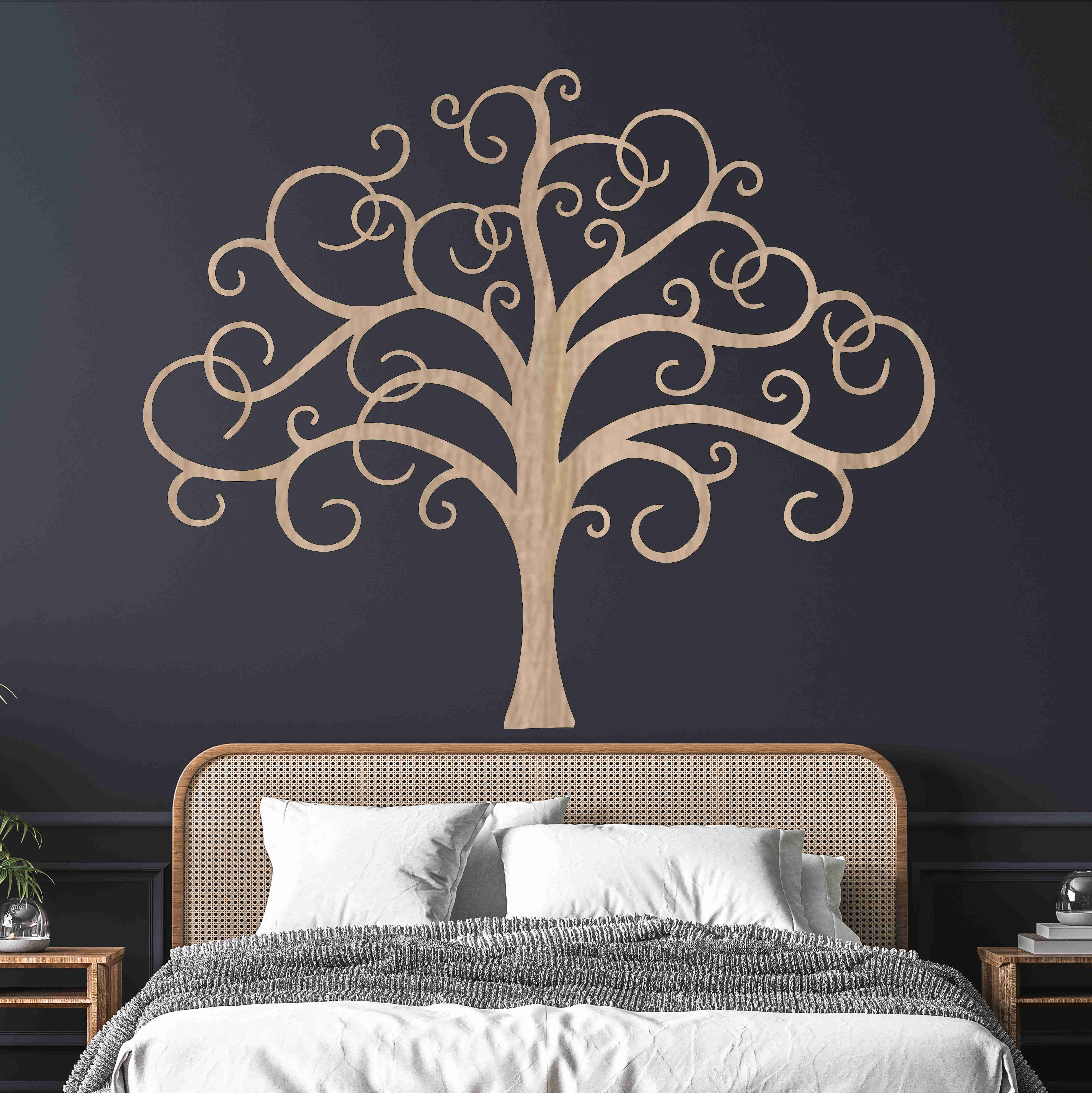 Drevený strom života na stenu