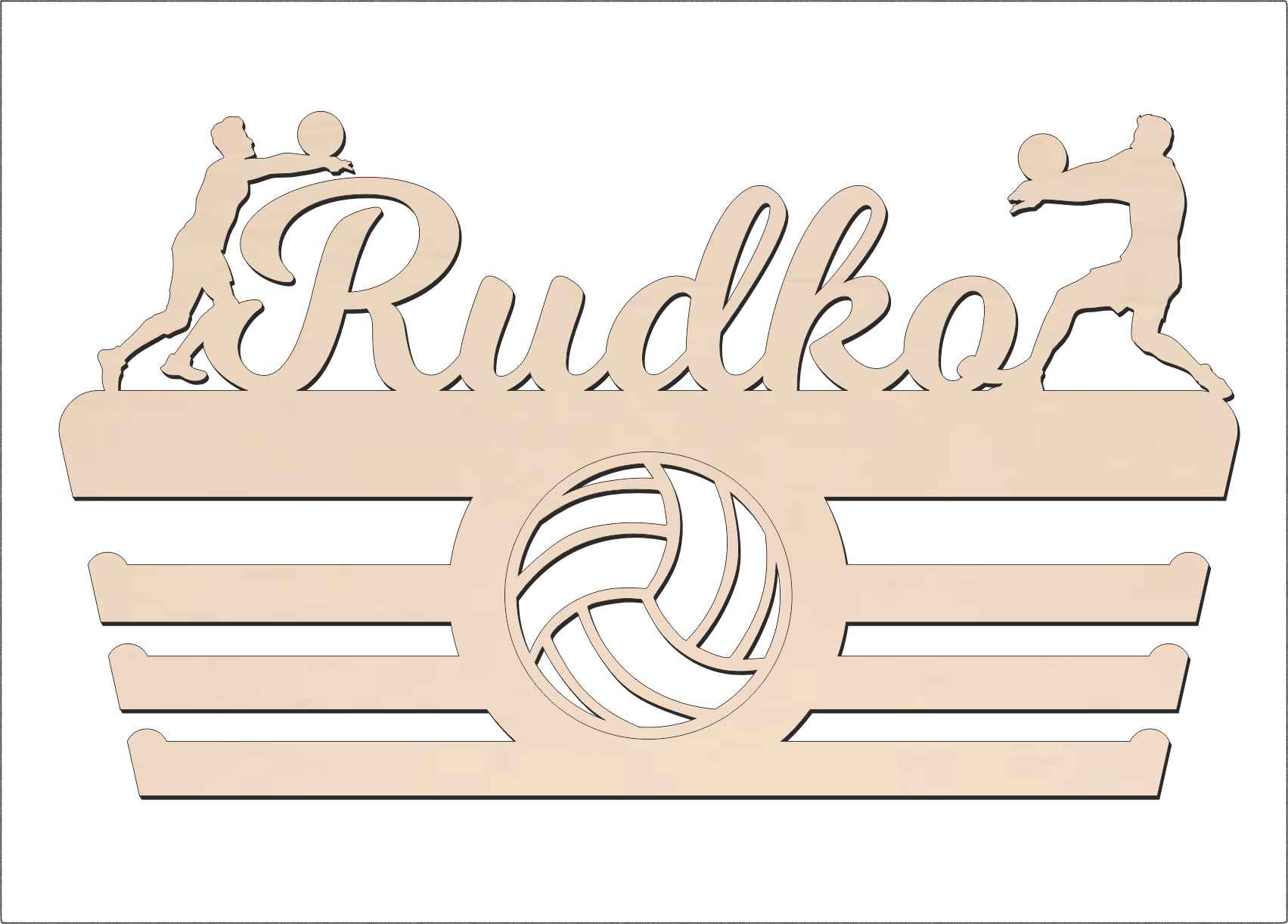 Vešiak na medaily - Volejbal