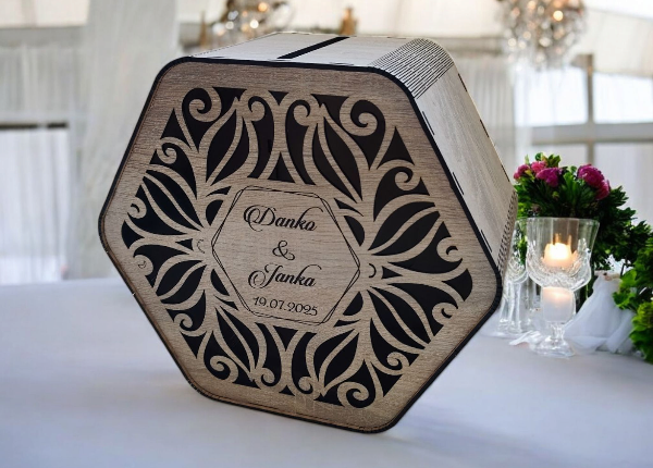 Svadobná truhlica na peniaze