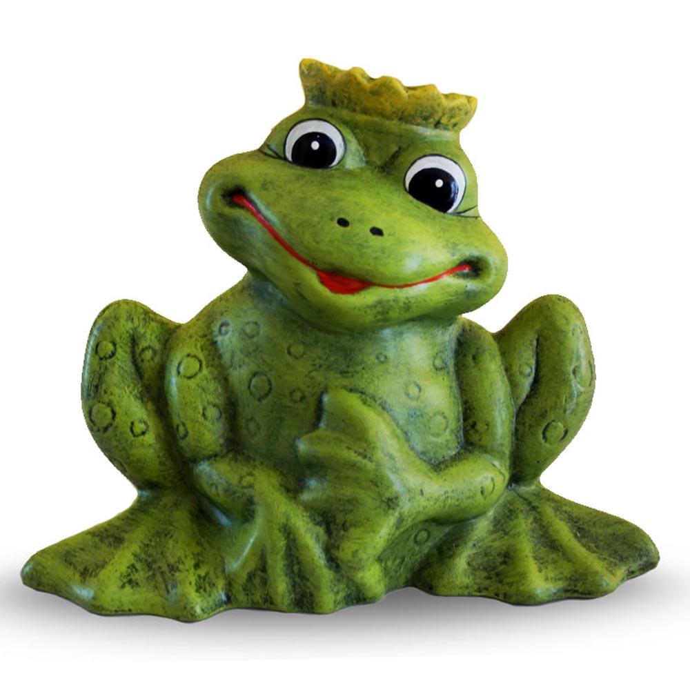 Záhradná postava sediaca žaba