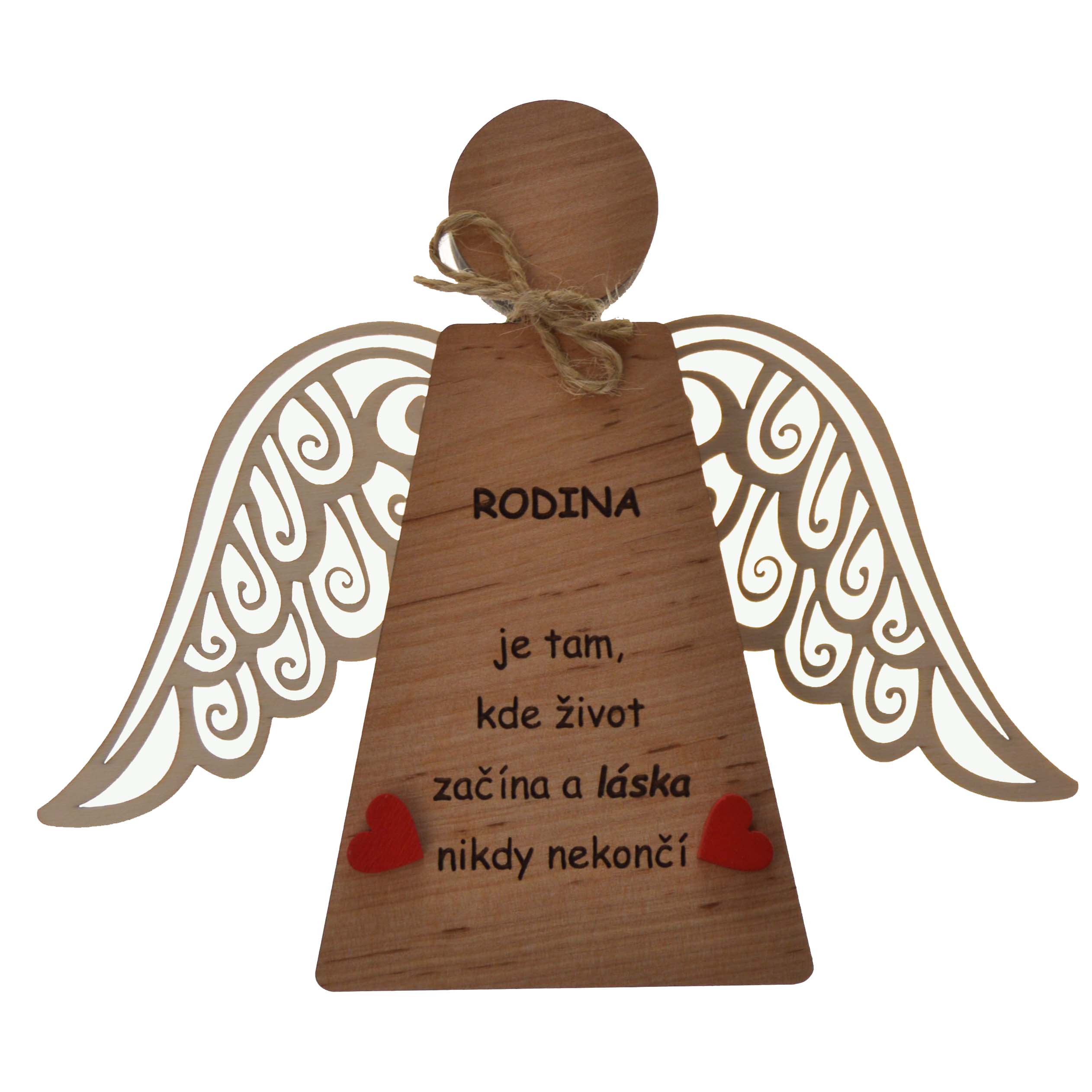 Drevený anjel - Rodina