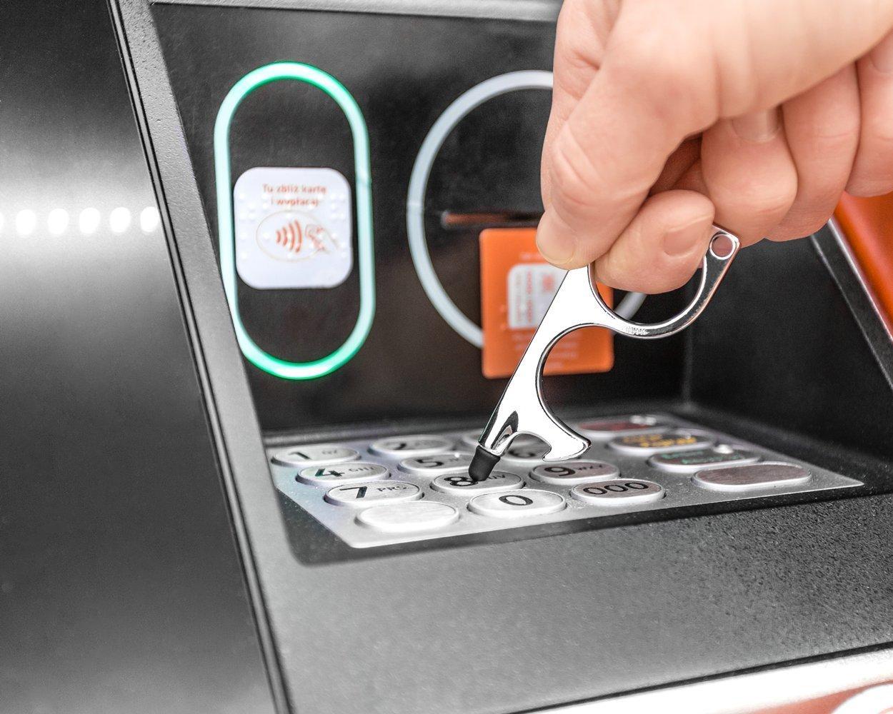 Bezkontaktná kľúčenka - STRIEBORNÁ