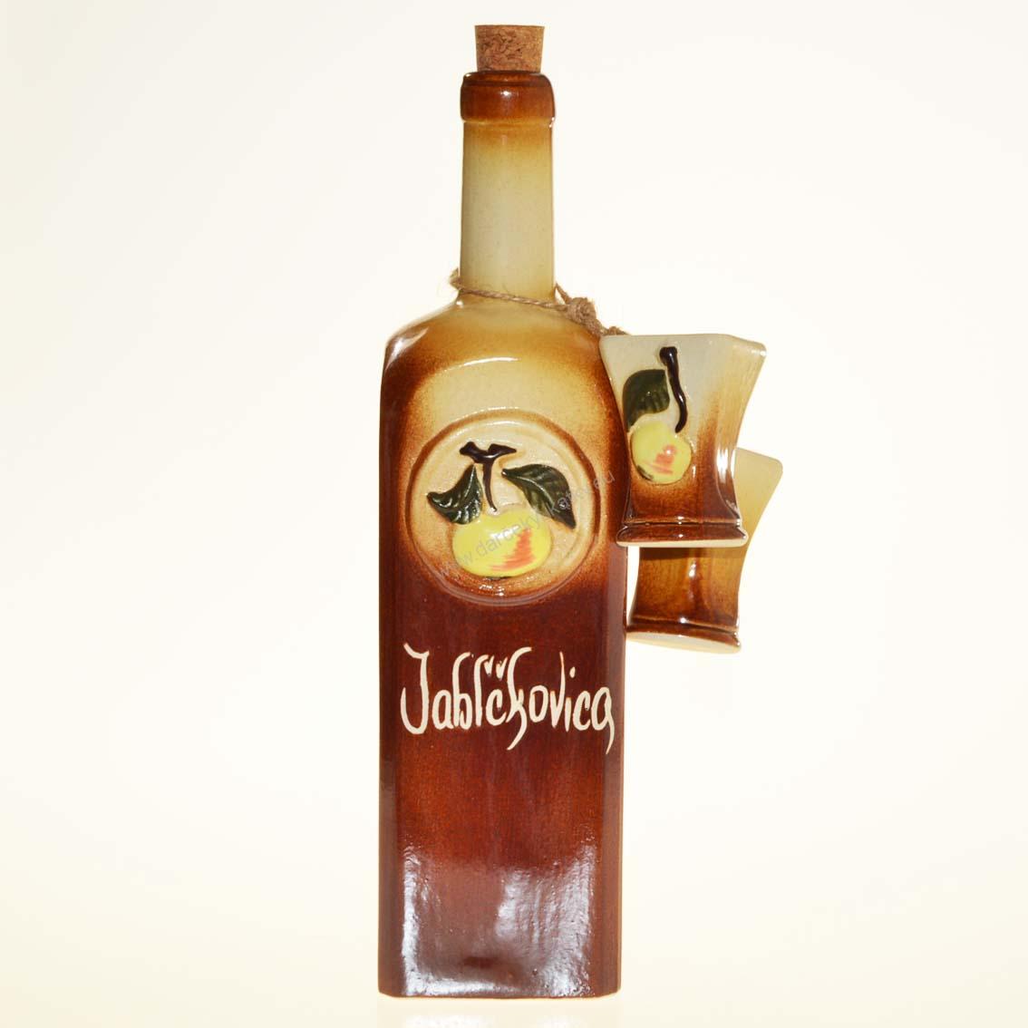 Keramická fľaša - Jablčkovica