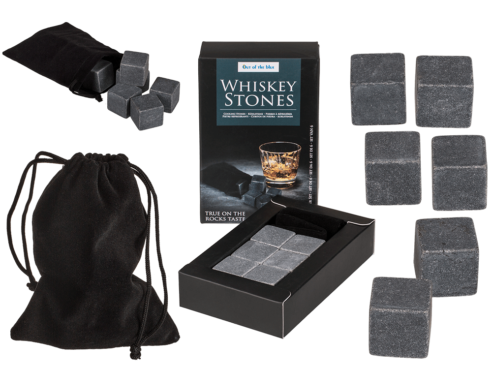 Chladiace kamenné kocky do nápojov