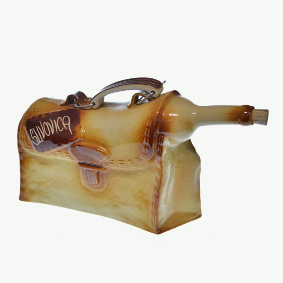 Keramická fľaša taška - Slivovica