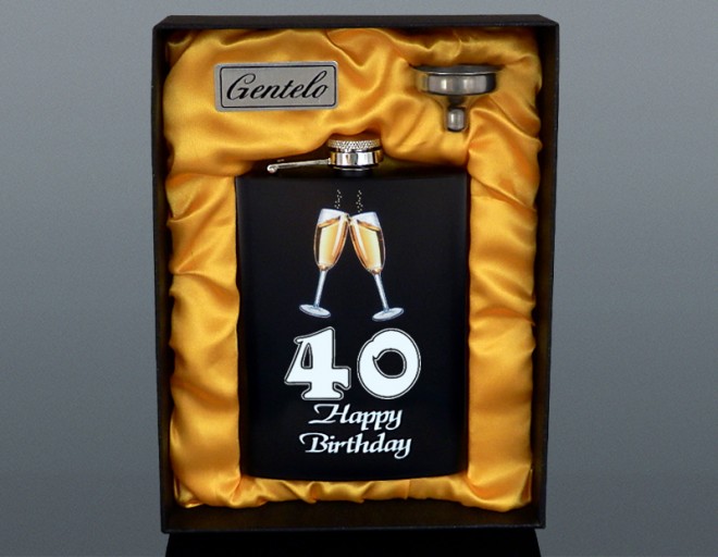 Nerezová ploskačka k 40 narodeninám