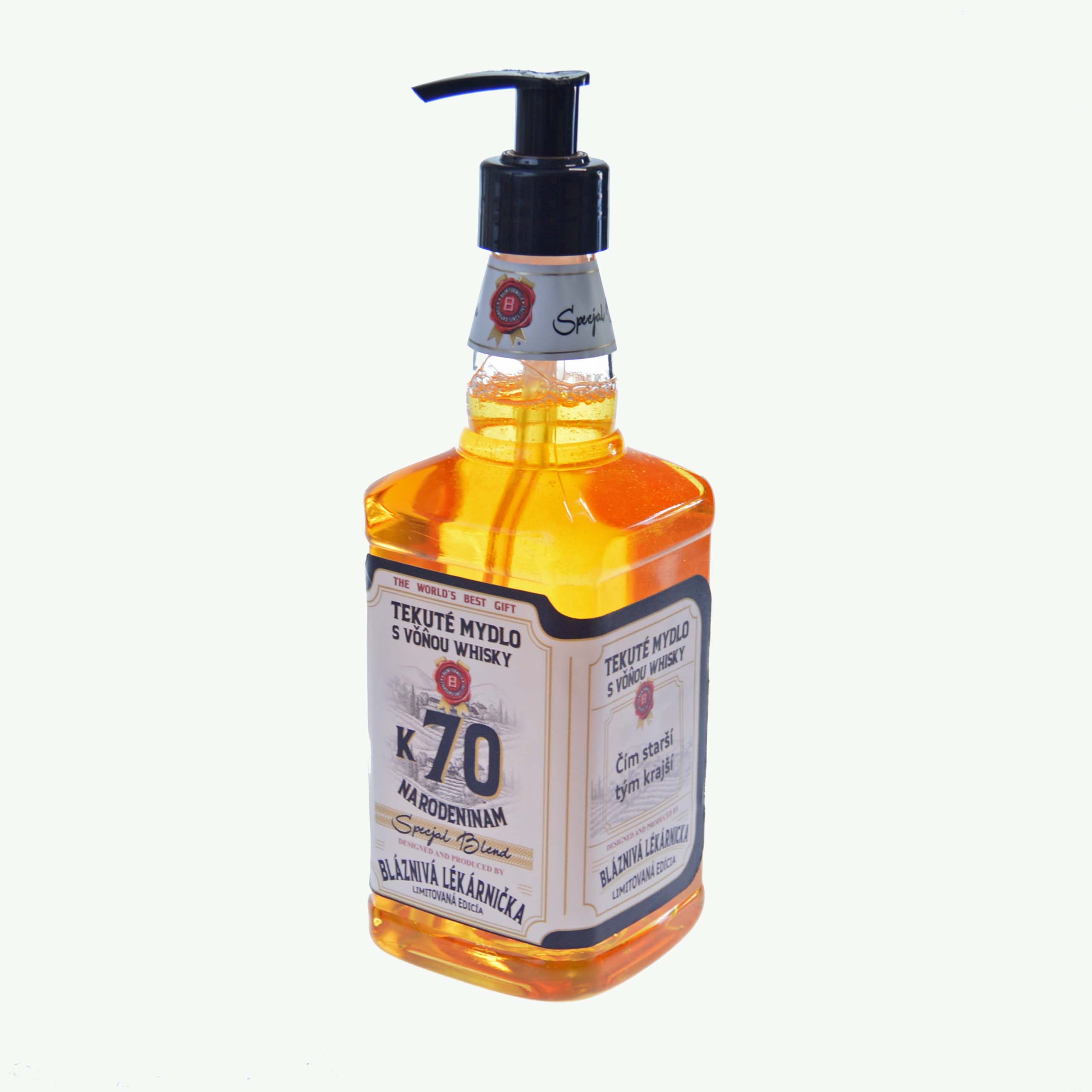 Tekuté mydlo WHISKY - K 70. narodeninám