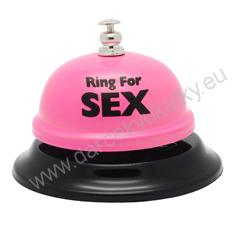 Stolný zvonček na sex - ružový