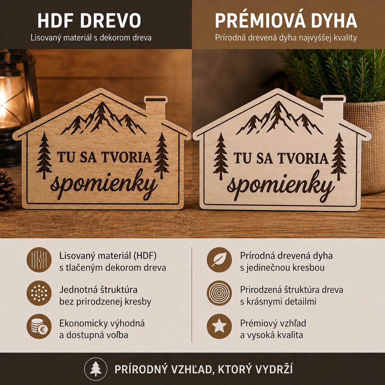 Prírodná dyha 4 mm(+ 50 % )