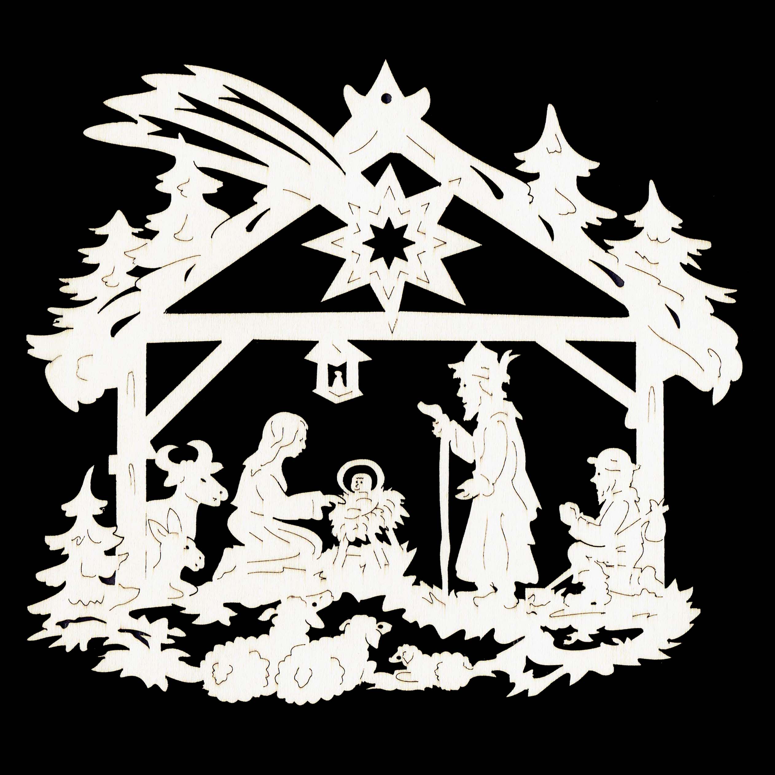 Vianočná ozdoba - Betlehem 20 cm