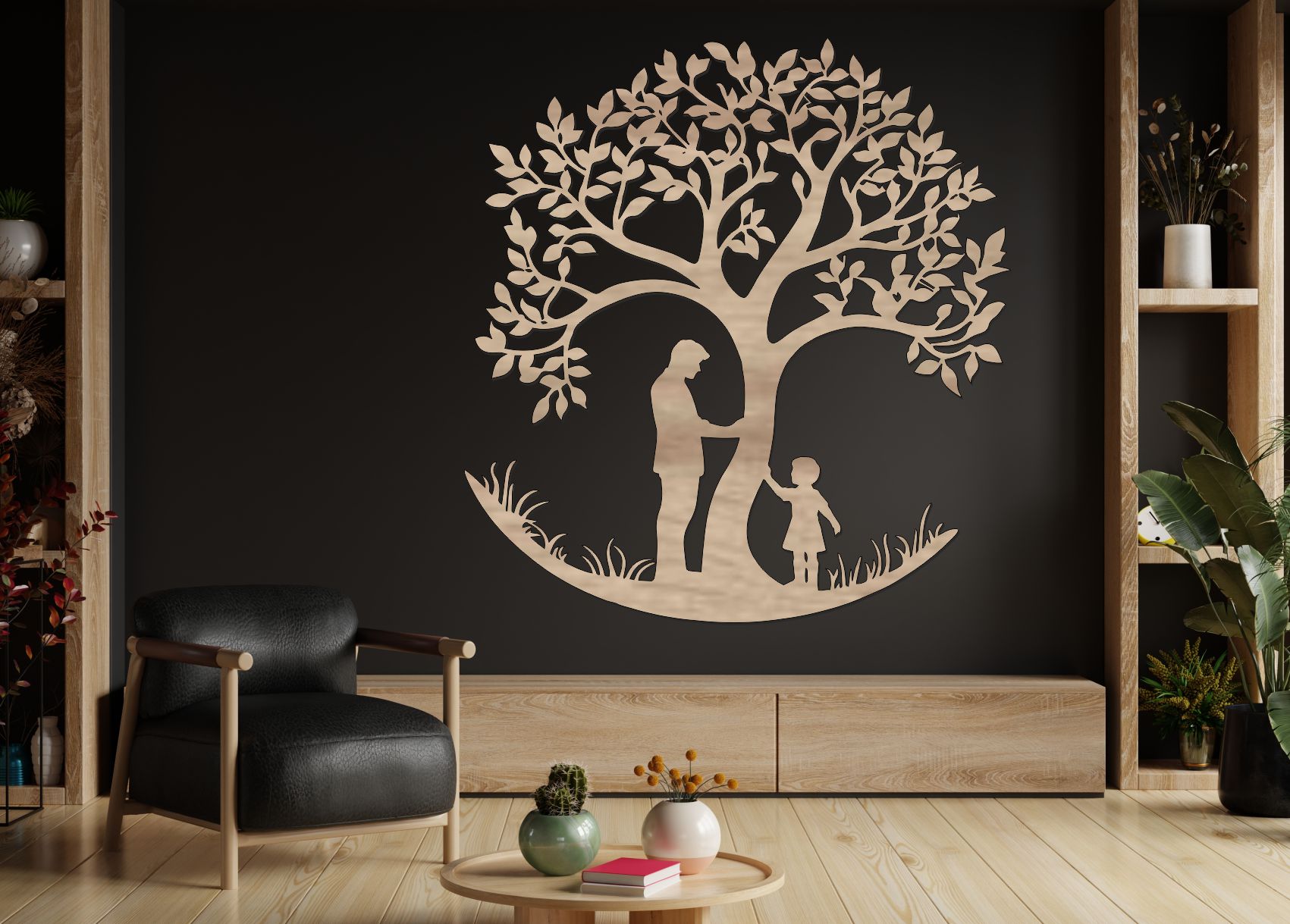 Drevený strom života – Rodinné puto