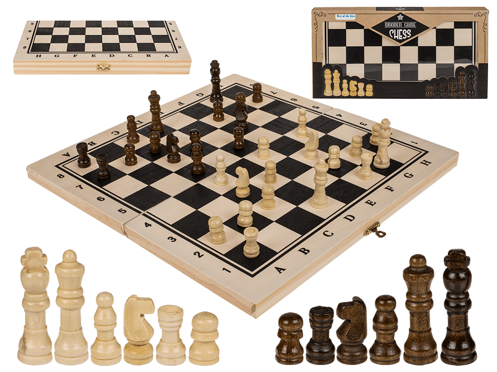 Drevená spoločenská hra - Šach