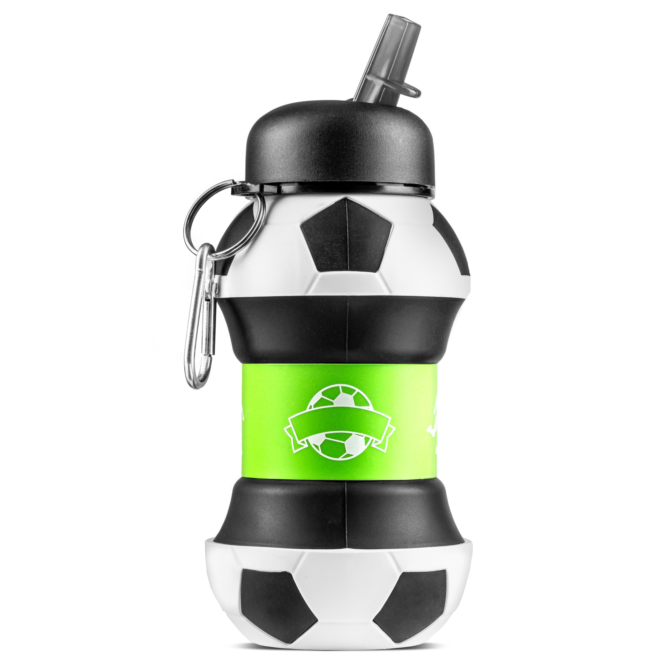 Rozťahovateľná fľaša s futbalovou tematikou