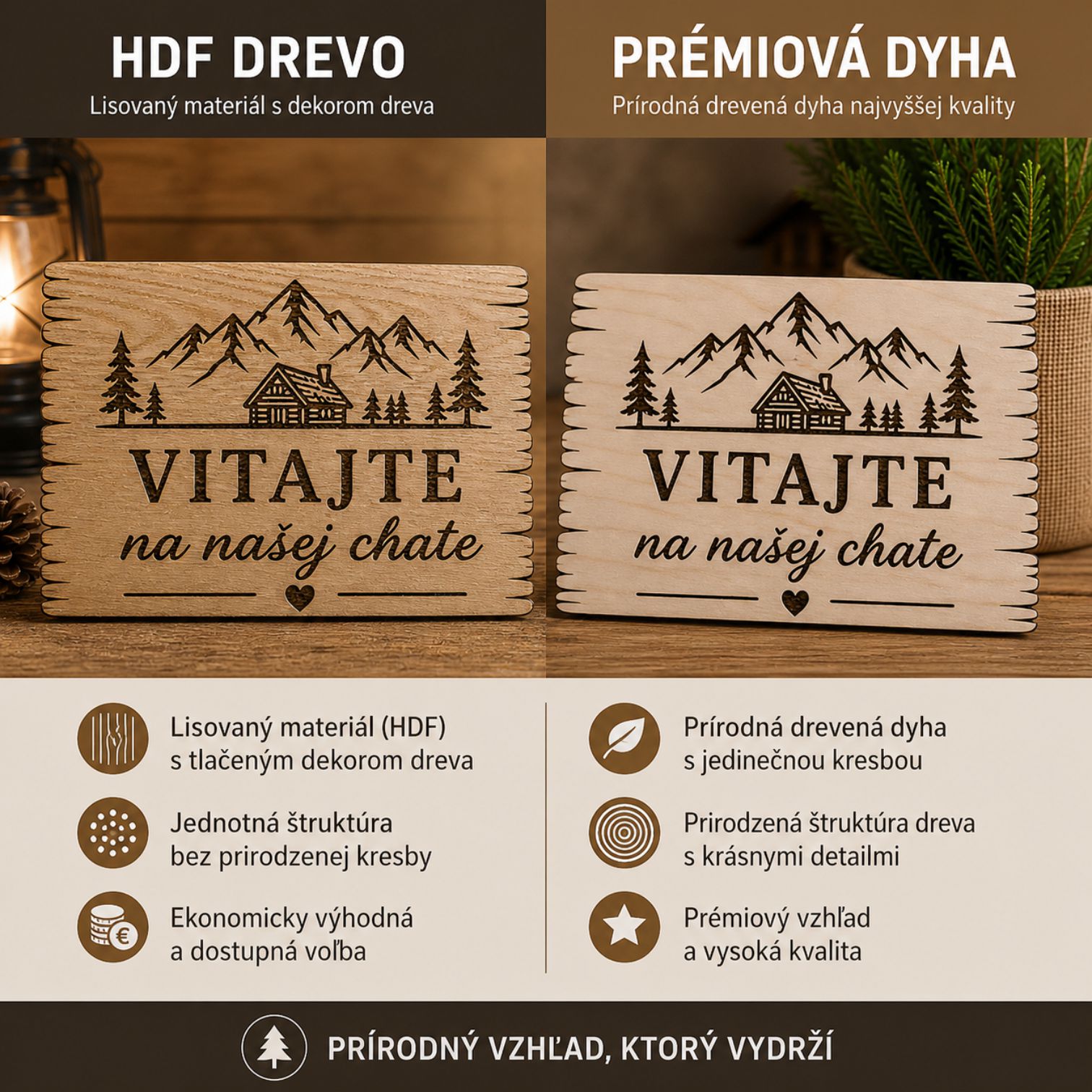 Prírodná dyha 4 mm(+ 50 % )