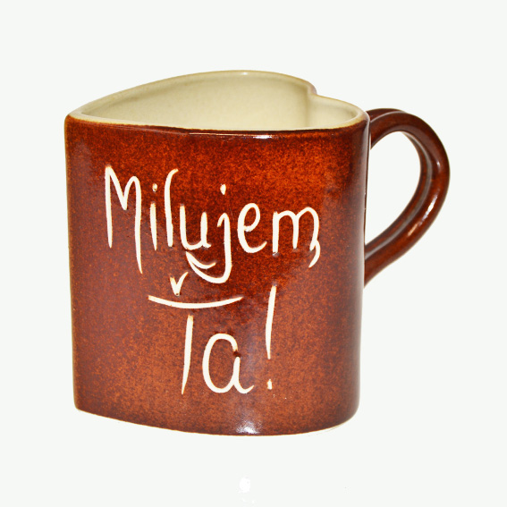 Hrnček srdce - Milujem ťa