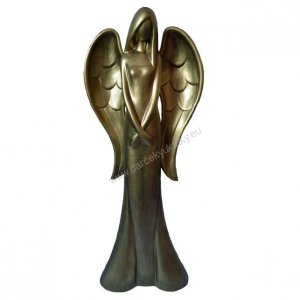 Keramický anjel zlatý 55 cm