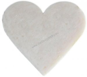 Srdiečkové hosťovské mydlo - Kokos