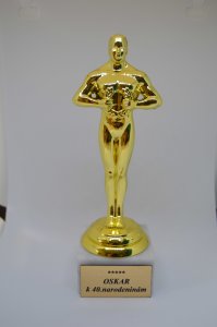 Soška Oscar - k 40. narodeninám