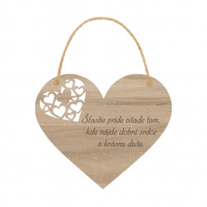 Drevené srdce – Šťastie praje dobrým srdciam