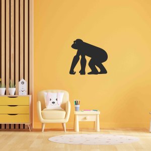 Drevený obraz na stenu - Gorila