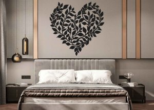 Drevený obraz – Srdce z prírody