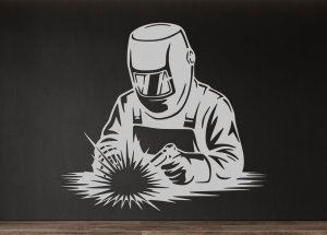 Drevený obraz – Zvárač