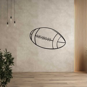 Drevený obraz na stenu - Lopta na americký futbal