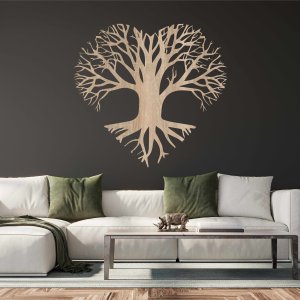 Drevený strom života na stenu