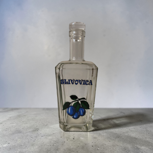 Sklenená fľaša slivovica 0,7 L