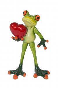 Keramická žabka - Zo srdca