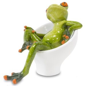 Keramická žabka- Relax