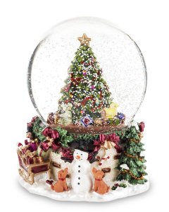Snehová guľa - Vianočný stromček