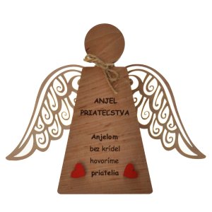 Drevený anjel - Anjel priateľstva