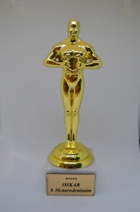 Soška Oscar - k 30. narodeninám