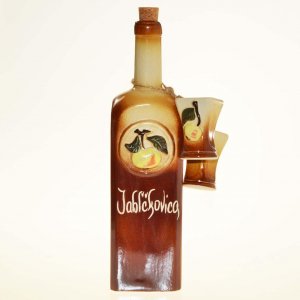 Keramická fľaša - Jablčkovica