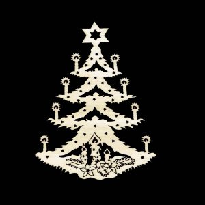 Vianočná ozdoba - Vianočný stromček 8 cm