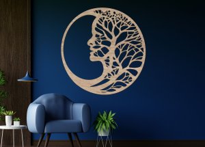 Strom života Silueta prírody