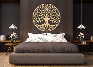 Drevený obraz - Strom života Harmónia koreňov