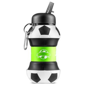 Rozťahovateľná fľaša s futbalovou tematikou